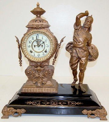 Antique Ansonia “Mars” Statue Clock