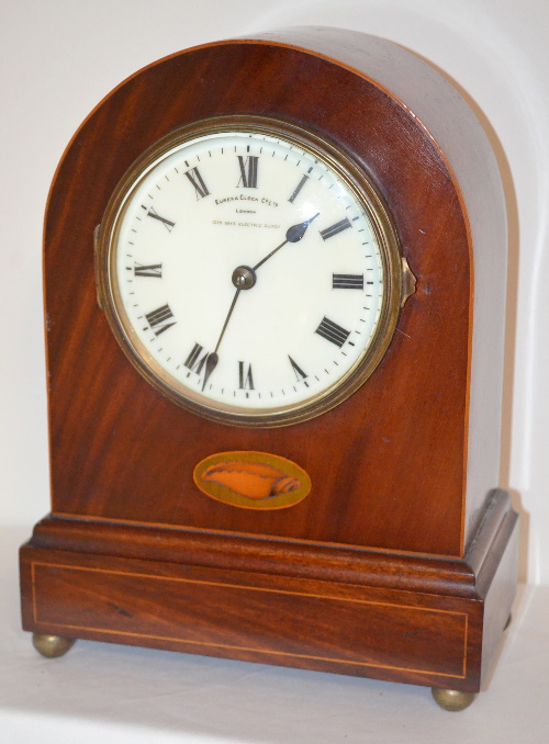 SCARCE! Antique “Eureka” Round Top Shelf Clock
