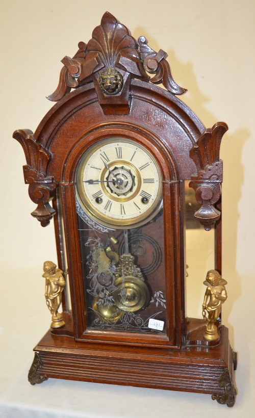 Antique Ansonia Mirrorside “Windsor” Parlor Clock
