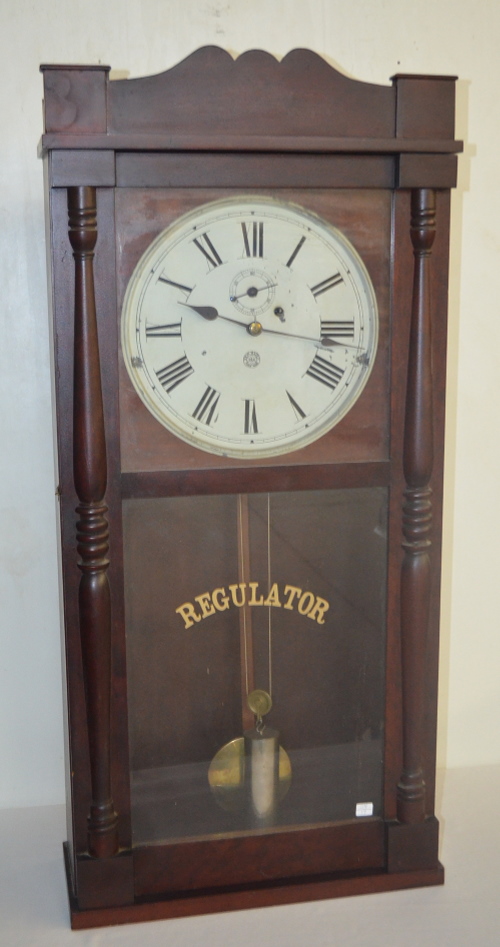 Antique New Haven 1 Weight Regulator Wall Clock