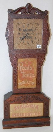 Reed’s Tonic Advertising Shelf Clock