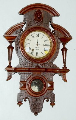 George Jones Walnut Wall Clock