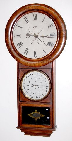60″ Welch B.B. Lewis Calendar Clock
