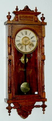 Ansonia “Queen Elizabeth” Oak Hanging Clock