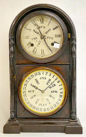 Welch “Italian No. 3” Calendar Clock