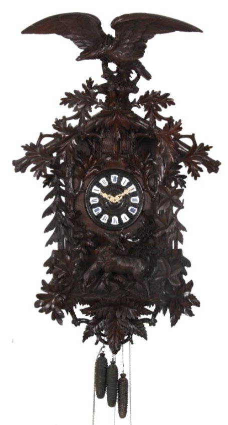 Large 3 Weight Black Forest Cuckoo Clock
