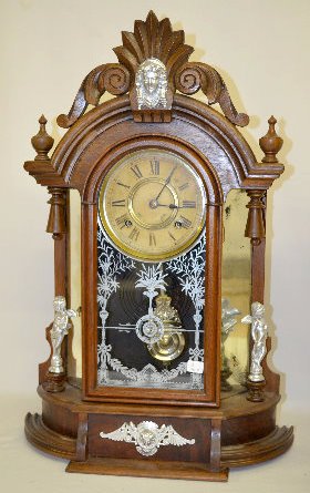 Ansonia “Triumph” Mirror Side Parlor Clock
