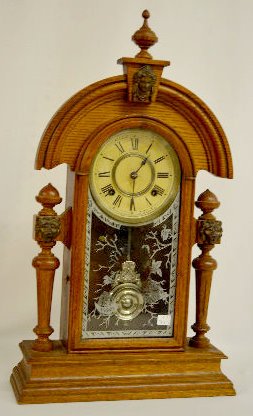 Ansonia “King” Oak Parlor Clock