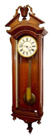 George Jones Walnut 1 Wt. Wall Regulator Clock
