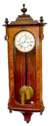 Early 2 Weight Vienna Regulator Clock