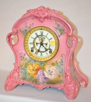 Ansonia Royal Bonn La Plata China Clock