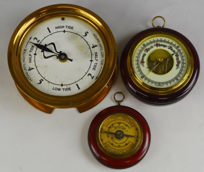 Thermometer & Nautical Clock Grouping