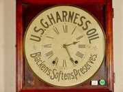 Seth Thomas USG Harness Oil Advertising Clock