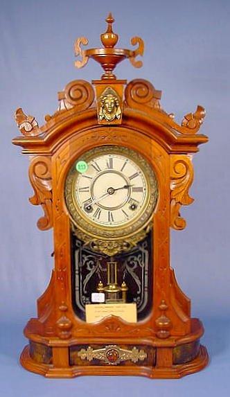 Ansonia Monarch Walnut Parlor Clock Price Guide