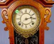 Ansonia Monarch Walnut Parlor Clock