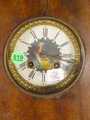 Rare French Bannister Clock