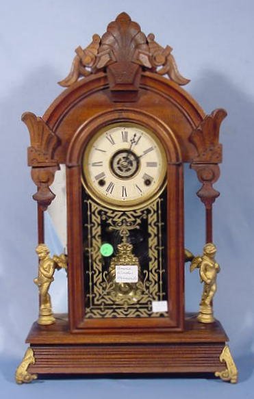 Ansonia Windsor Parlor Clock With Mirror