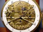 Animated Cherubs & Dolphins French Empire Clock