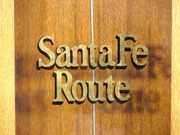 Santa Fe Route Standard Oak Regulator Clock