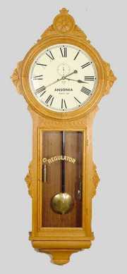 Ansonia Oak General Office 30 Day Clock