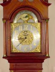 Seth Thomas Hall Clock, Mahogany Case