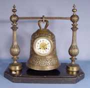 Tiffany & Co. N.Y. Bronze Suspended Bell Clock