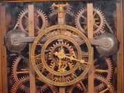 Wood Gear Triple Fusee Clock