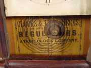 Atkins Rosewood Shelf Clock W/ Label