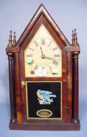 Early Brewster 8 Ingraham Steeple Clock