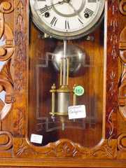 Gilbert Caliope Walnut Parlor Clock