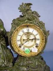 Ansonia Mercury Statue Clock