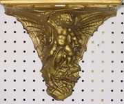 Waterbury Cherubs Shelf Clock with Matching Shelf