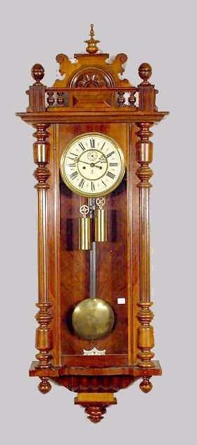 Gustav Becker 2 Weight Hanging Clock