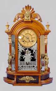 Ansonia Triumph Mirror Side Parlor Clock