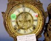 Ansonia Shakespeare Figural Clock