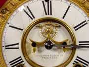 Ansonia Red Plush Florentine No. 2 Shelf Clock