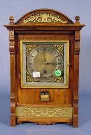 German Oak Automatic Memorandum Clock