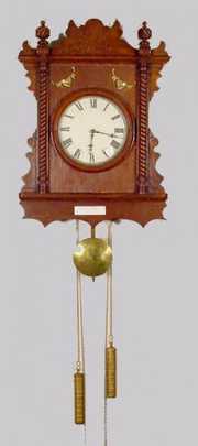 Seth Thomas Oak 2 Weight Hanging Clock