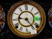 Ansonia Rosalind Enameled Iron Mantel Clock