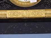 Ansonia Rosalind Enameled Iron Mantel Clock