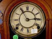 George Owens Hand Carved Walnut Parlor Clock