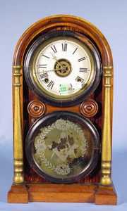 Early Elias Ingraham Co. Venetian Shelf Clock