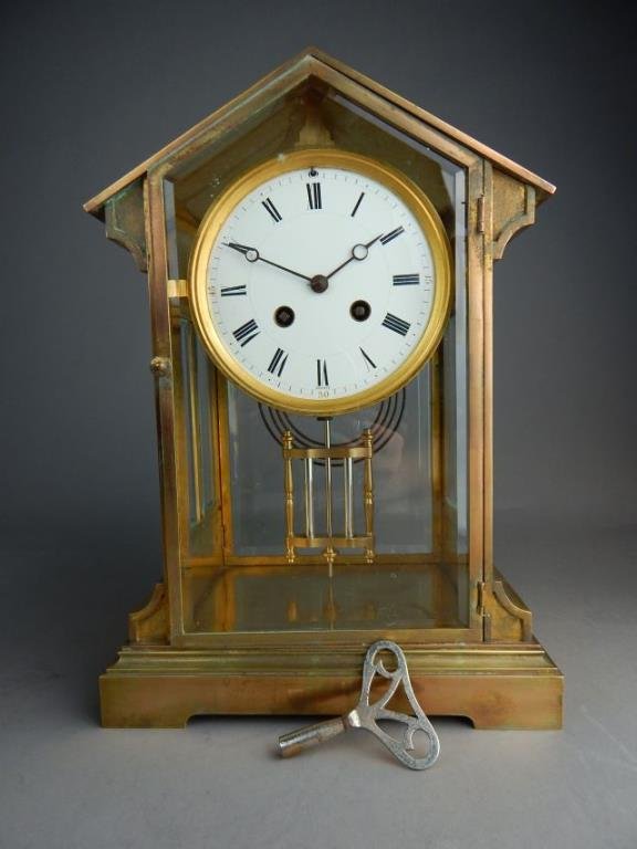 Rare French Crystal John Wanamaker Clock