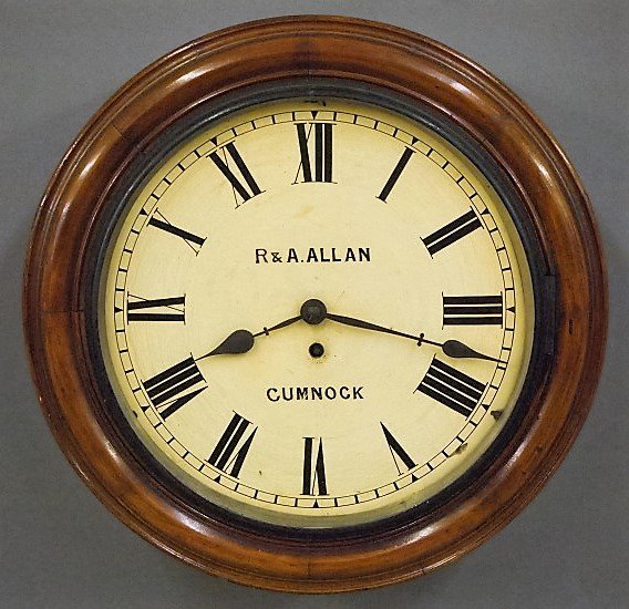 English Fusee gallery clock
