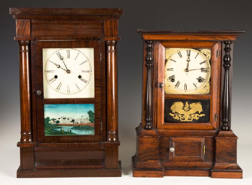 Forestville and Atkins Shelf Clocks
