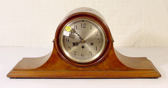 Seth Thomas Chime Clock No.75 Mahogany Tambour