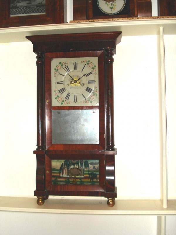 A Bristol two door shelf clock