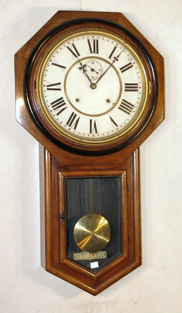 Ansonia Office Regulator Wall Clock