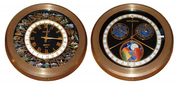 A Fine Gubelin World Time Clock