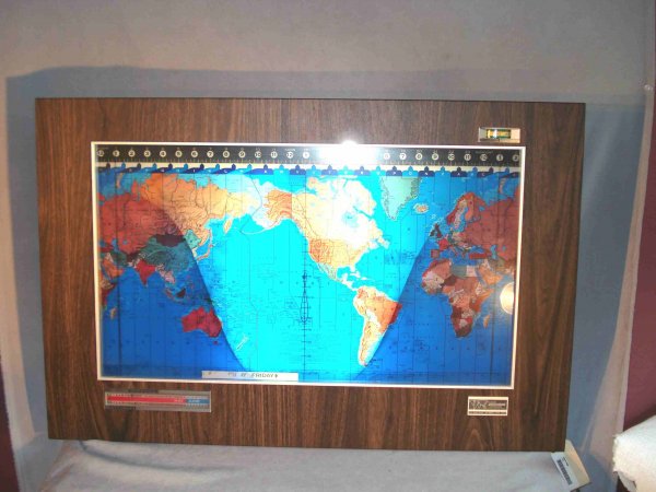 Geochron World Time Map and Clock